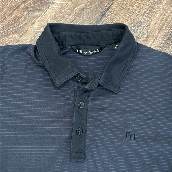 Travis Mathew polo black striped size Medium - Picture 3 of 12
